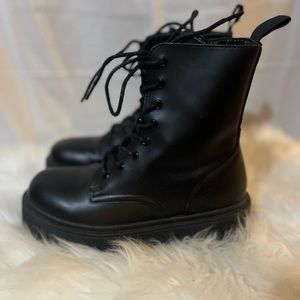 Black Platform Boots